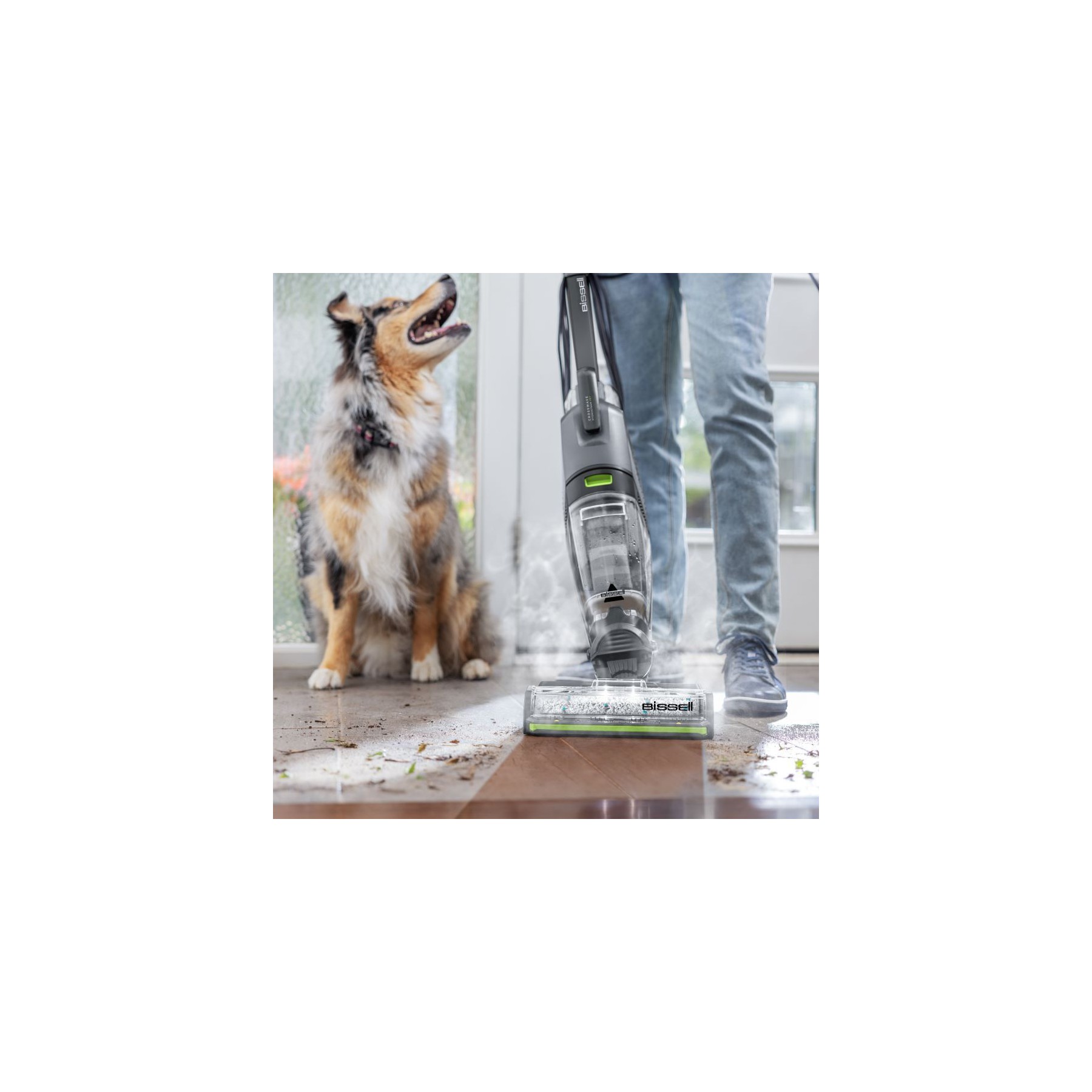 Aspirateur laveur BISSELL CrossWave HydroSteam Pet Select 3401N