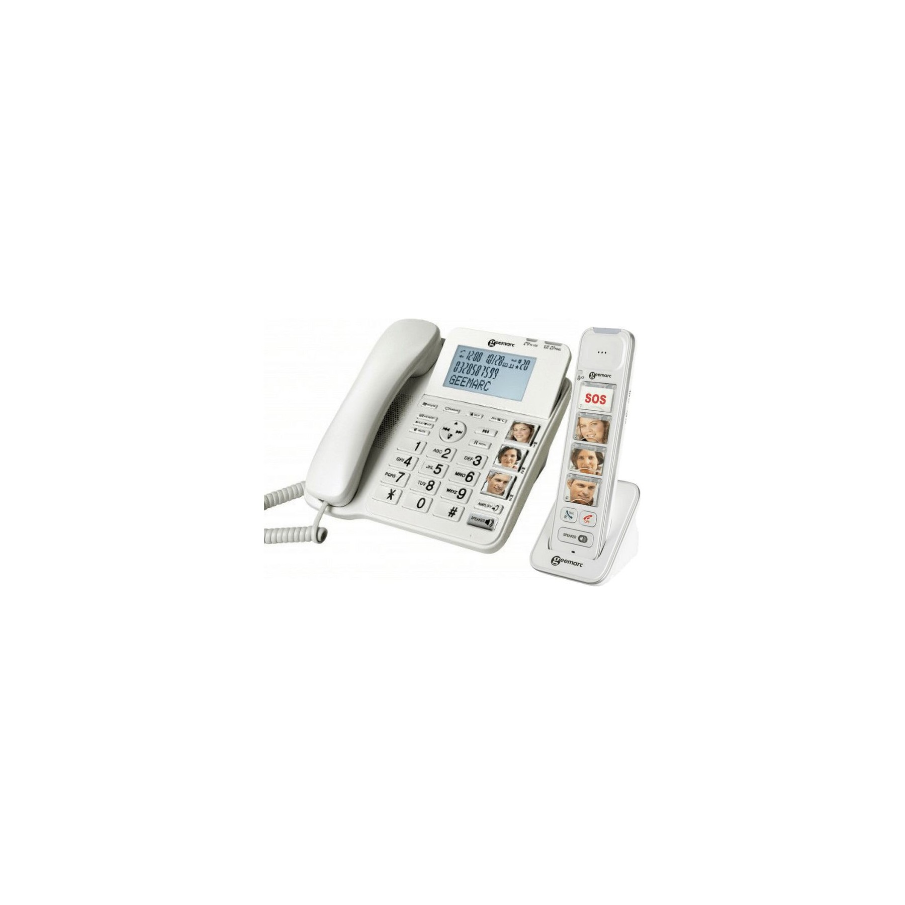 Téléphone filaire GEEMARC Amplidect Combi Photo 295 Geemarc Téléph