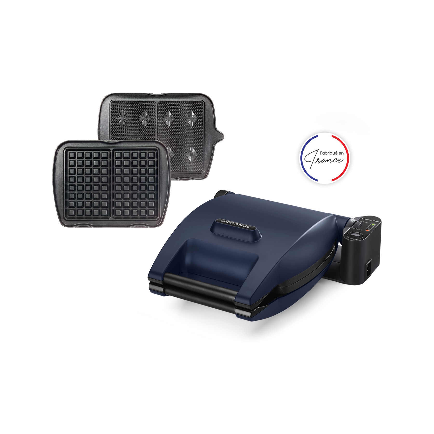 Gaufrier, gaufrette LAGRANGE premium gaufres bleu abysse