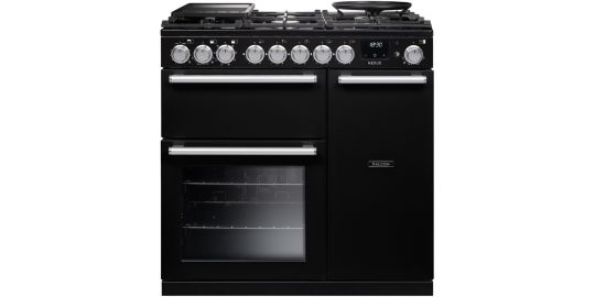 Piano de cuisson gaz FALCON NEXUS NGC TAB GAZ 90 CM NOIR CHROME