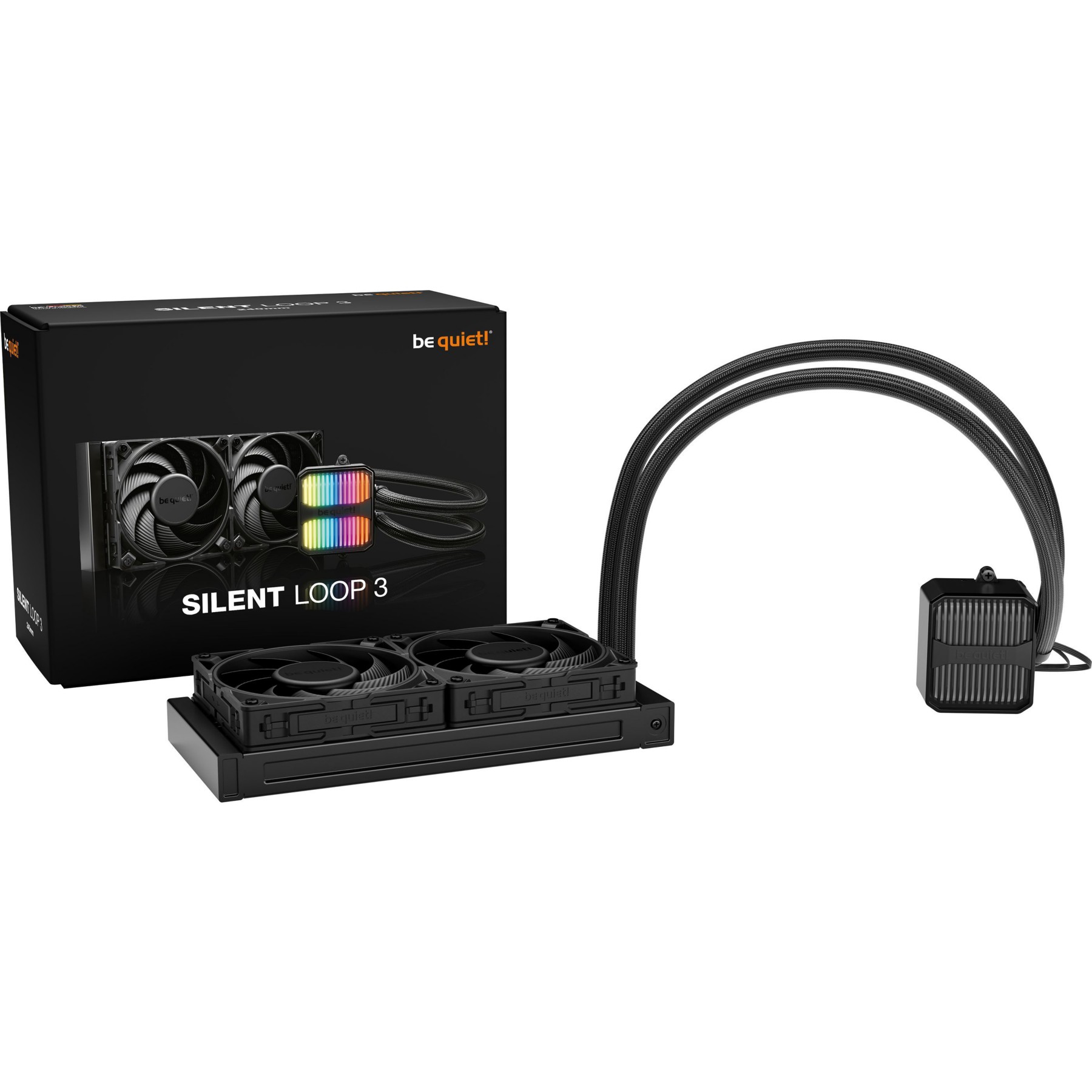 Kit de refroidissement BEQUIET Silent Loop 3 - 240 mm Noir