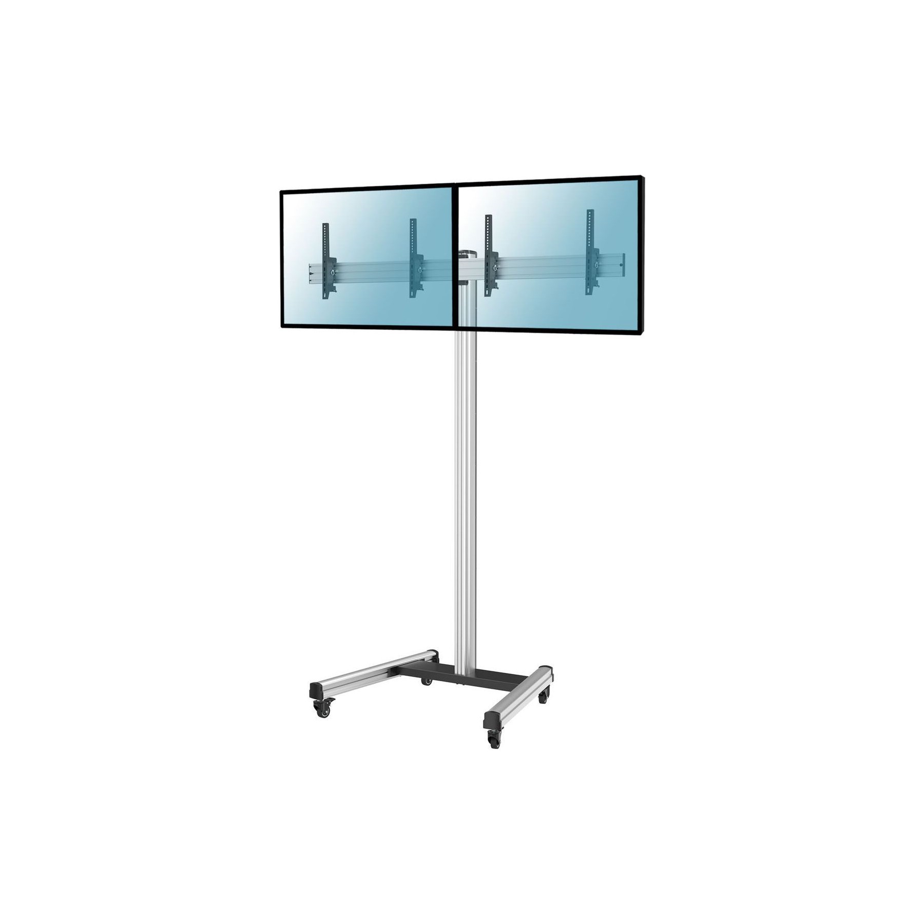 Pied TV KIMEX Support pour 2 écrans TV 50-55", H 240cm