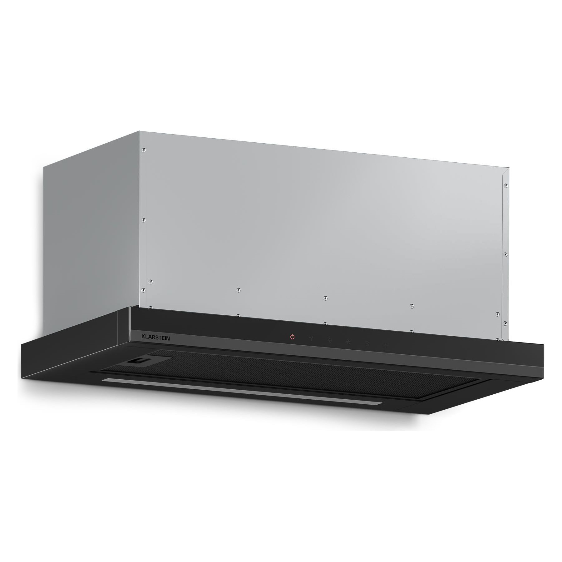 Hotte encastrable KLARSTEIN Velaire 60cm CEE A++ 896 m³/h 47 dB Noir