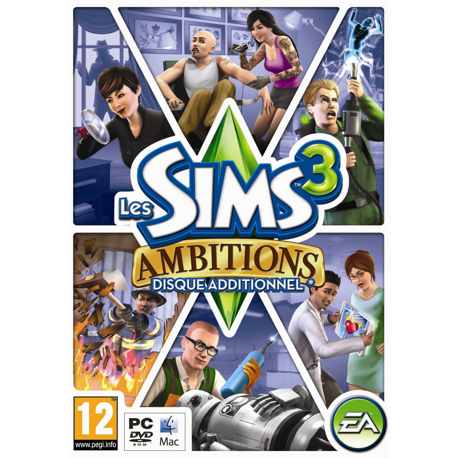 Jeu PC ELECTRONIC ARTS Les Sims 3 Ambitions