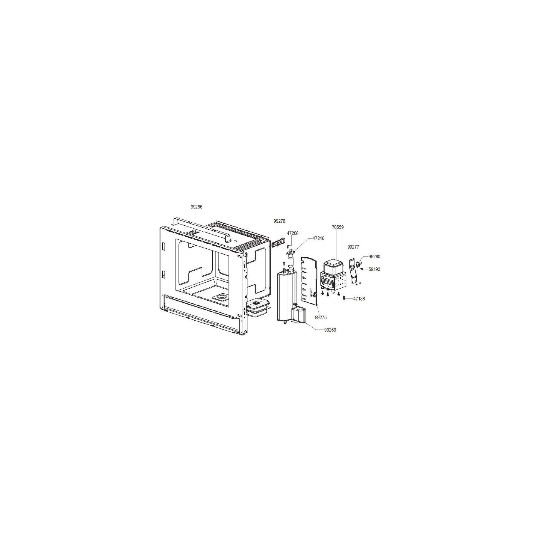 Carte SMEG module de puissance rep 99275