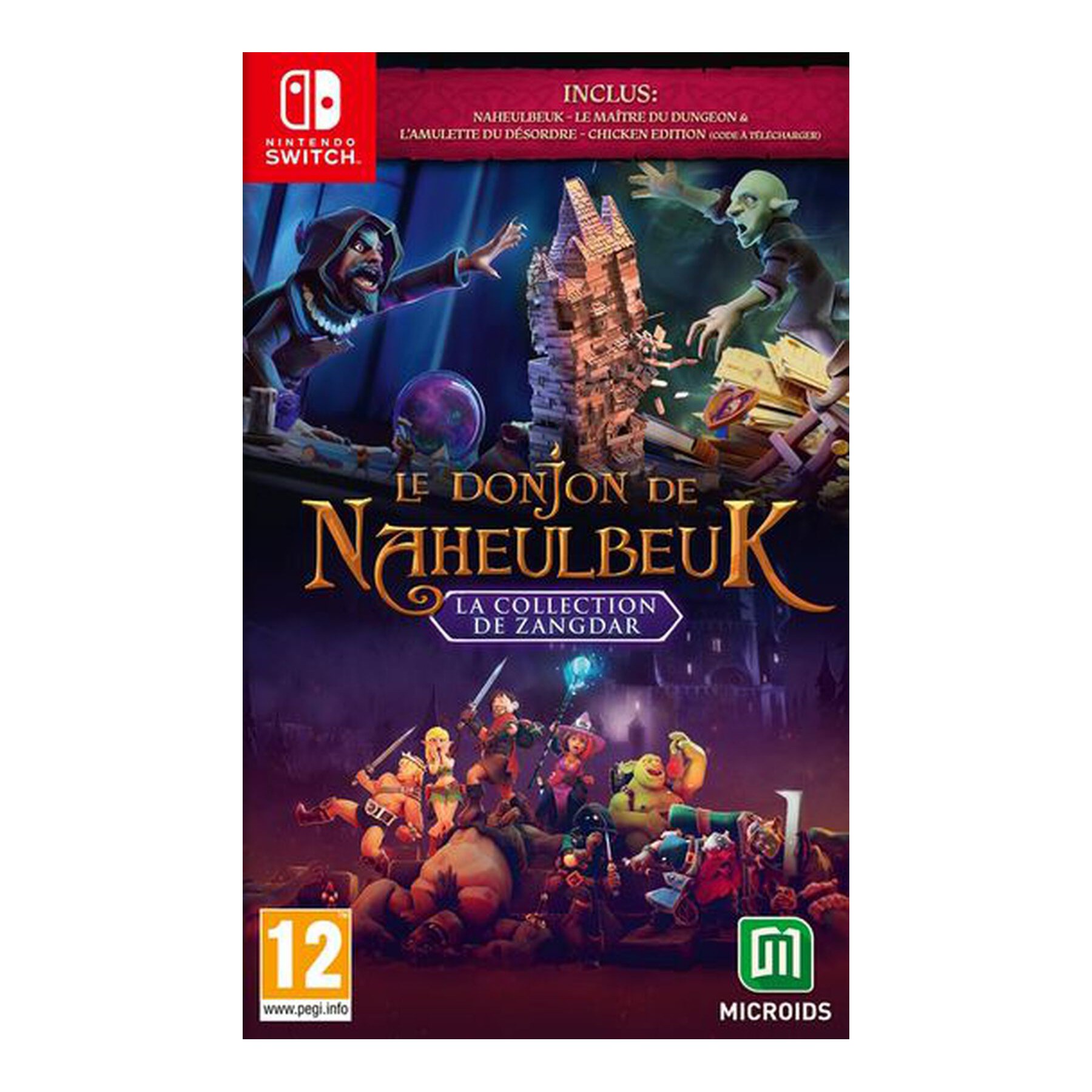 Jeu Switch MICROIDS Le Donjon De Naheulbeuk La Collection De