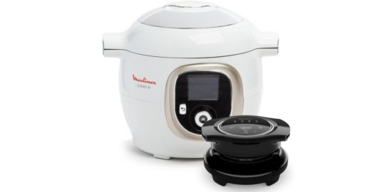 Cookeo MOULINEX CE85XAF0 blanc 6 L, 9 modes de cuisson + Extra Crisp