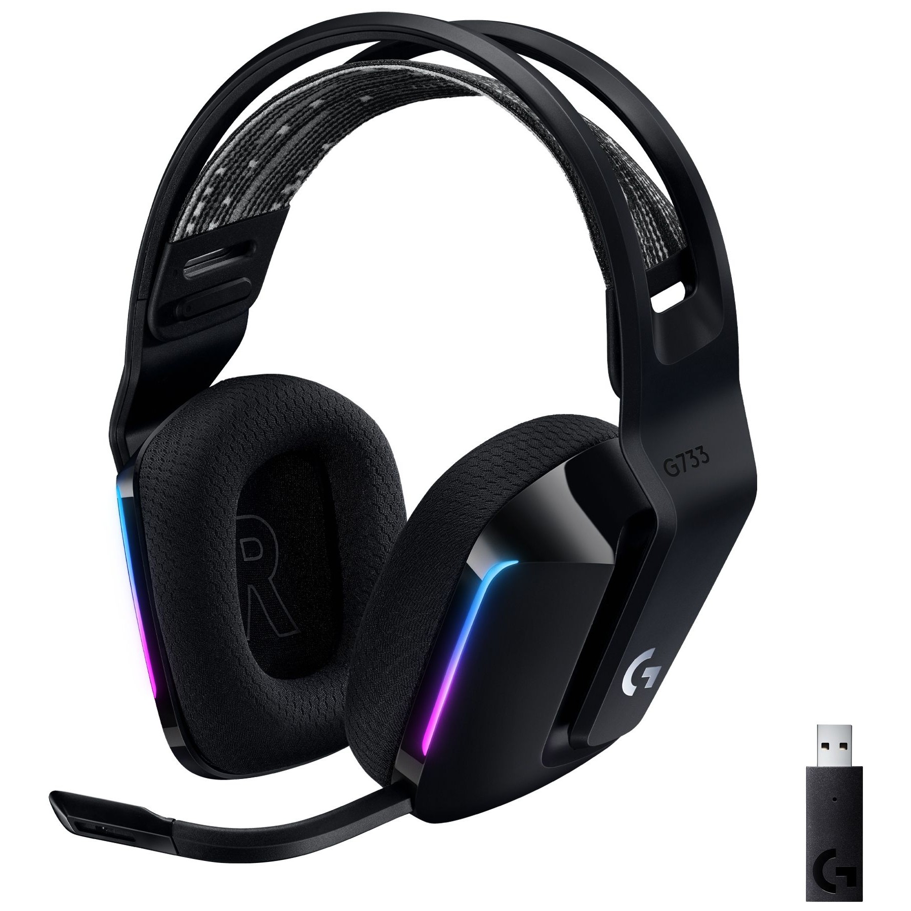Casque gamer LOGITECH G733 Lightspeed Black