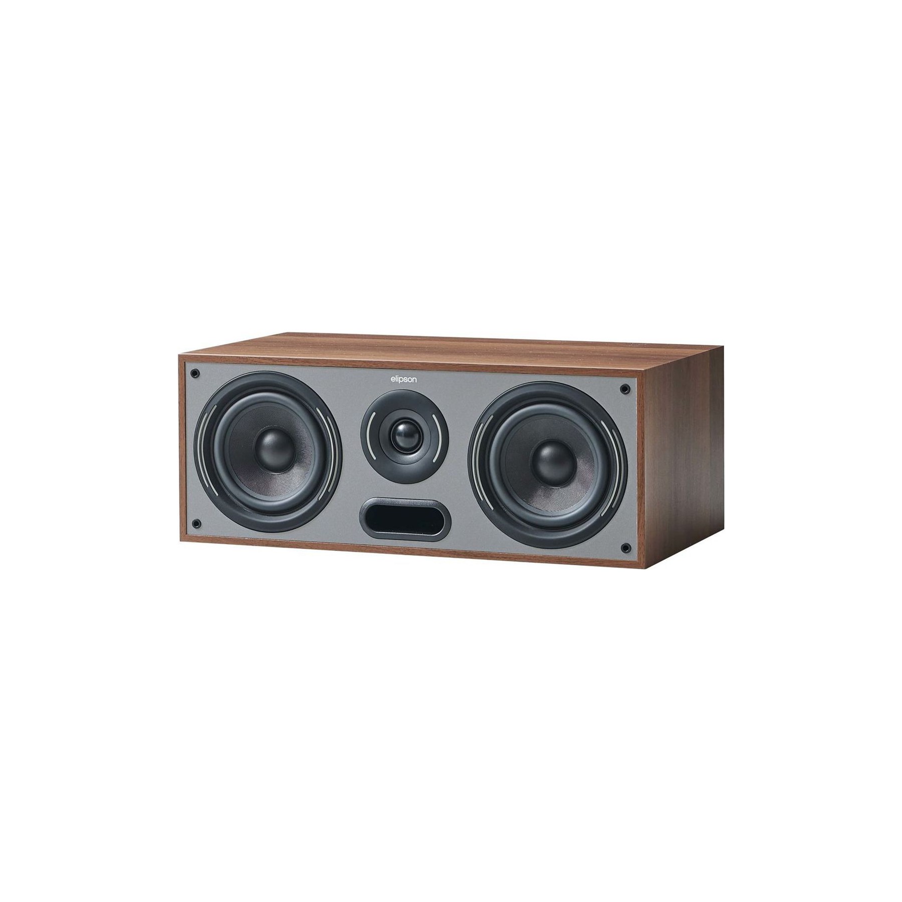 Enceinte centrale ELIPSON Horus 10C Noyer et gris