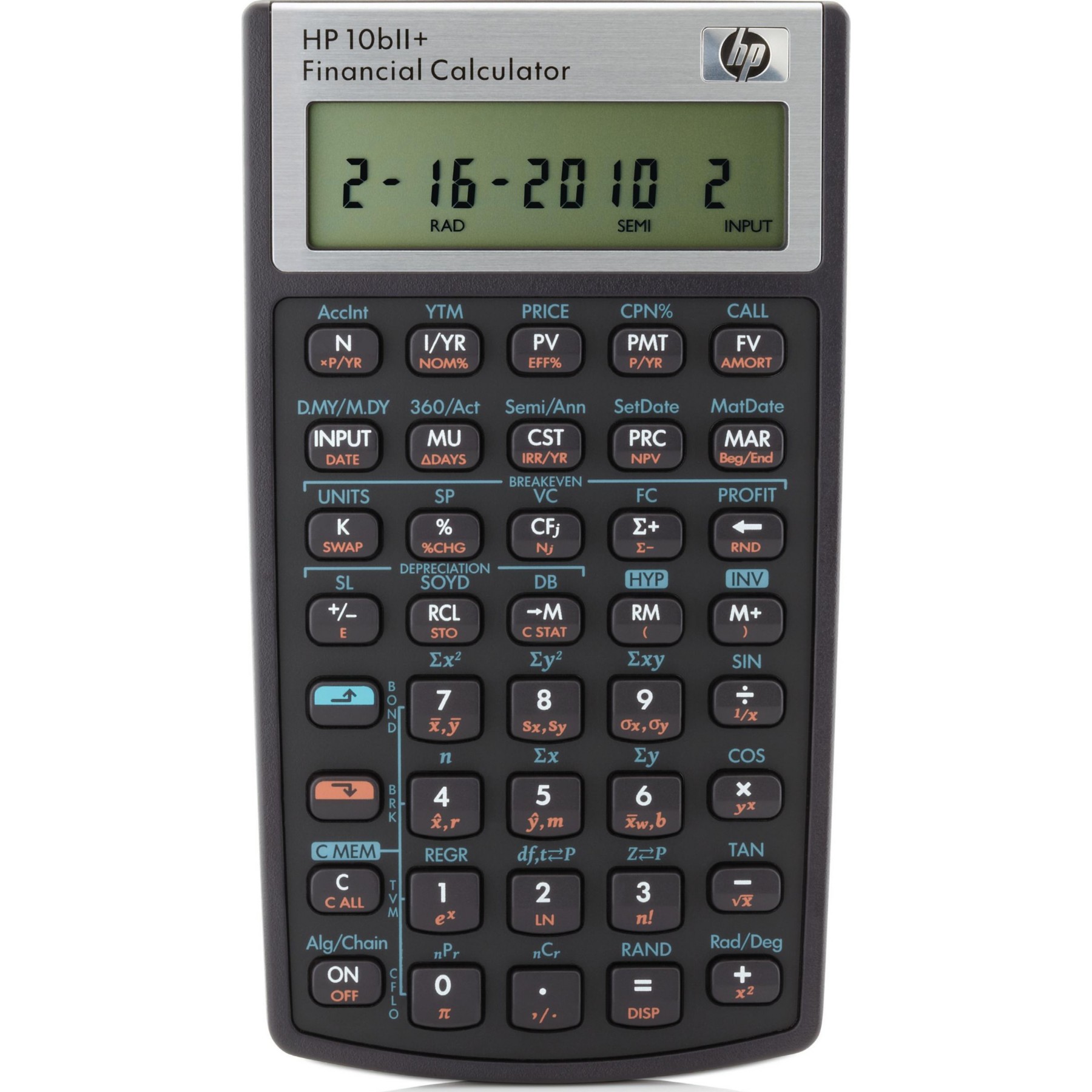 Calculatrice financière HP HP10bII+