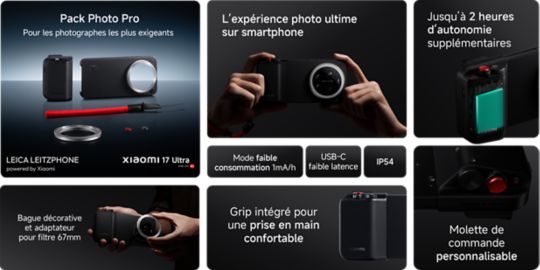 Smartphone XIAOMI 17 Ultra conçu avec Leica 512Go Noir 5G
