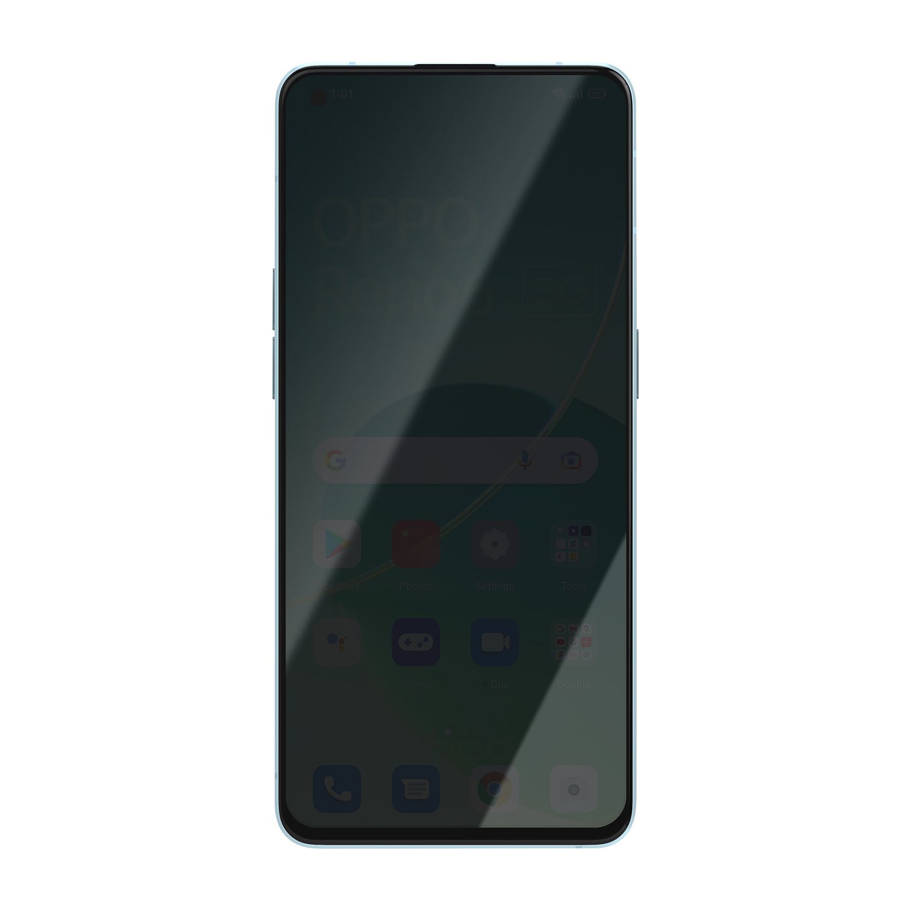 Pièce détachée AVIZAR Oppo Reno 6 + Châssis Bleu