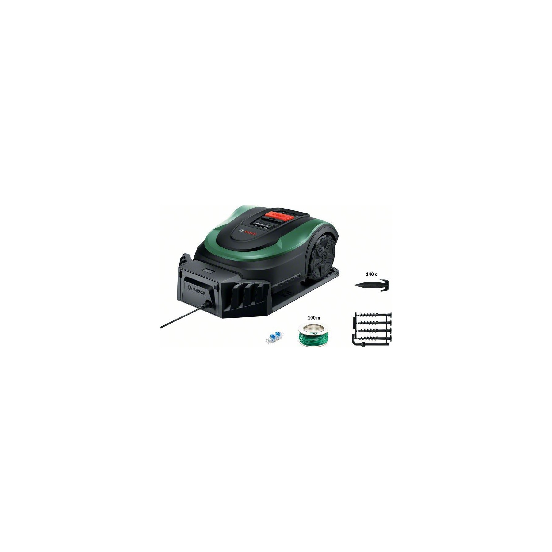 Robot tondeuse BOSCH Tondeuse robot pour petits jardins d’une superficie jusqu’à 300 m²