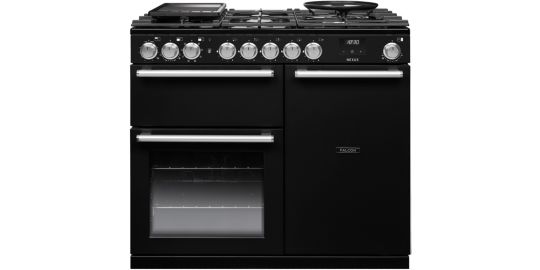 Piano de cuisson gaz FALCON NEXUS NGC TAB GAZ 100 CM NOIR CHROME
