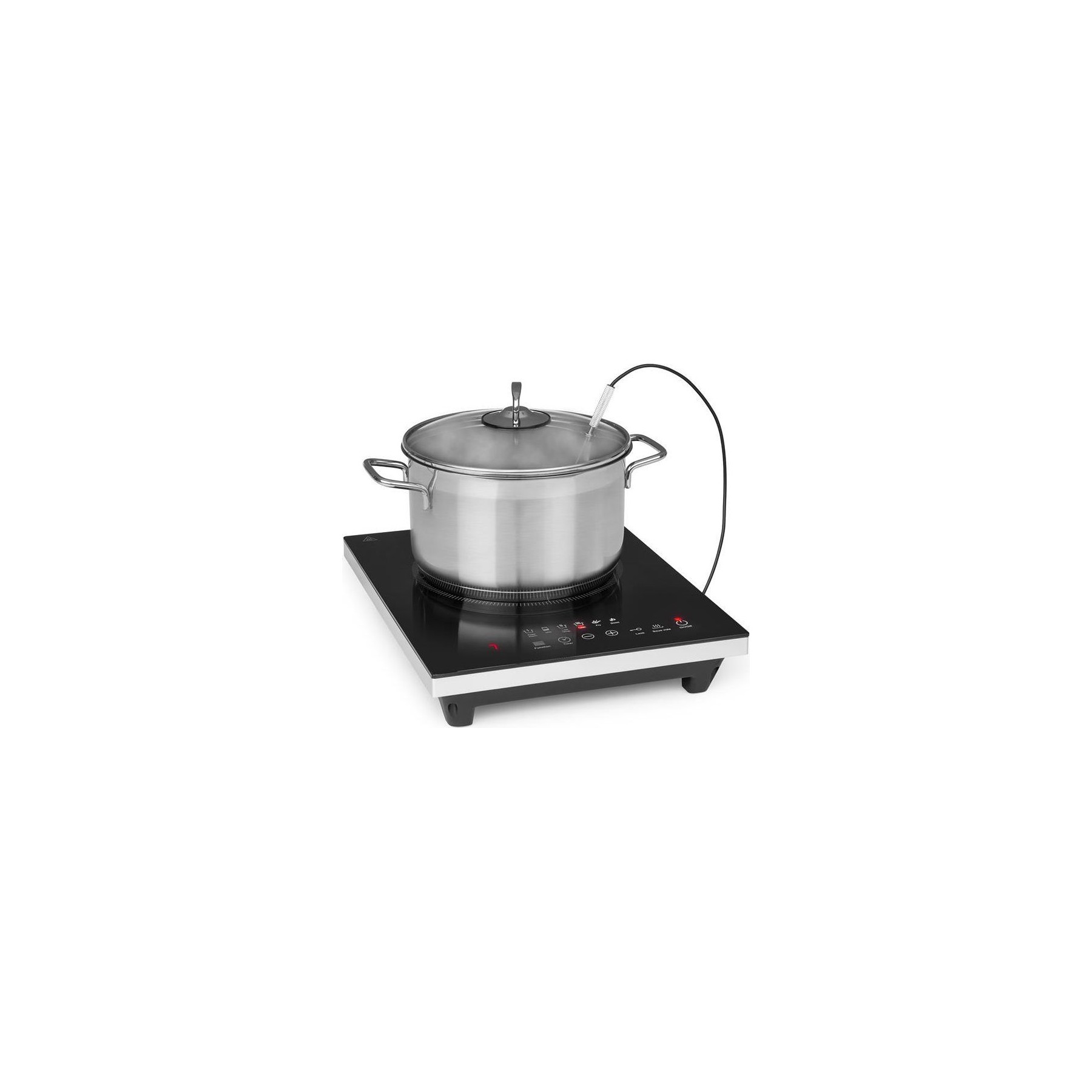Plaque induction KLARSTEIN Cook n Roll 2000 W 10 niveaux noire