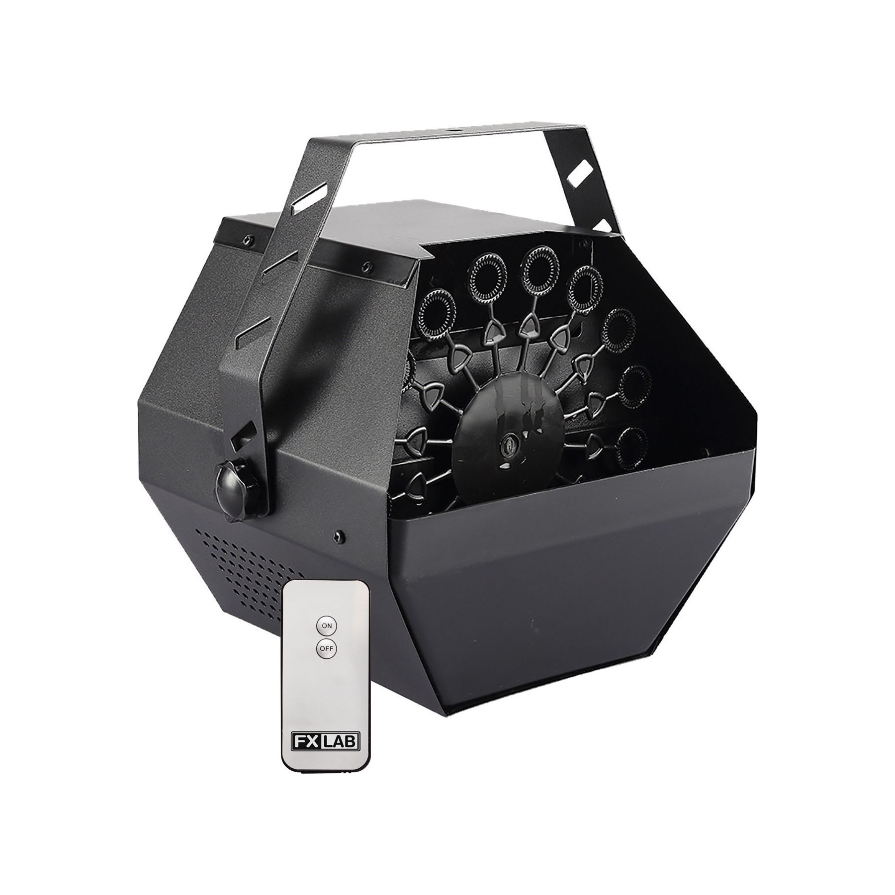 Jeu de lumières FX-LAB Machine à Bulle avec Télécommande - 0.6L