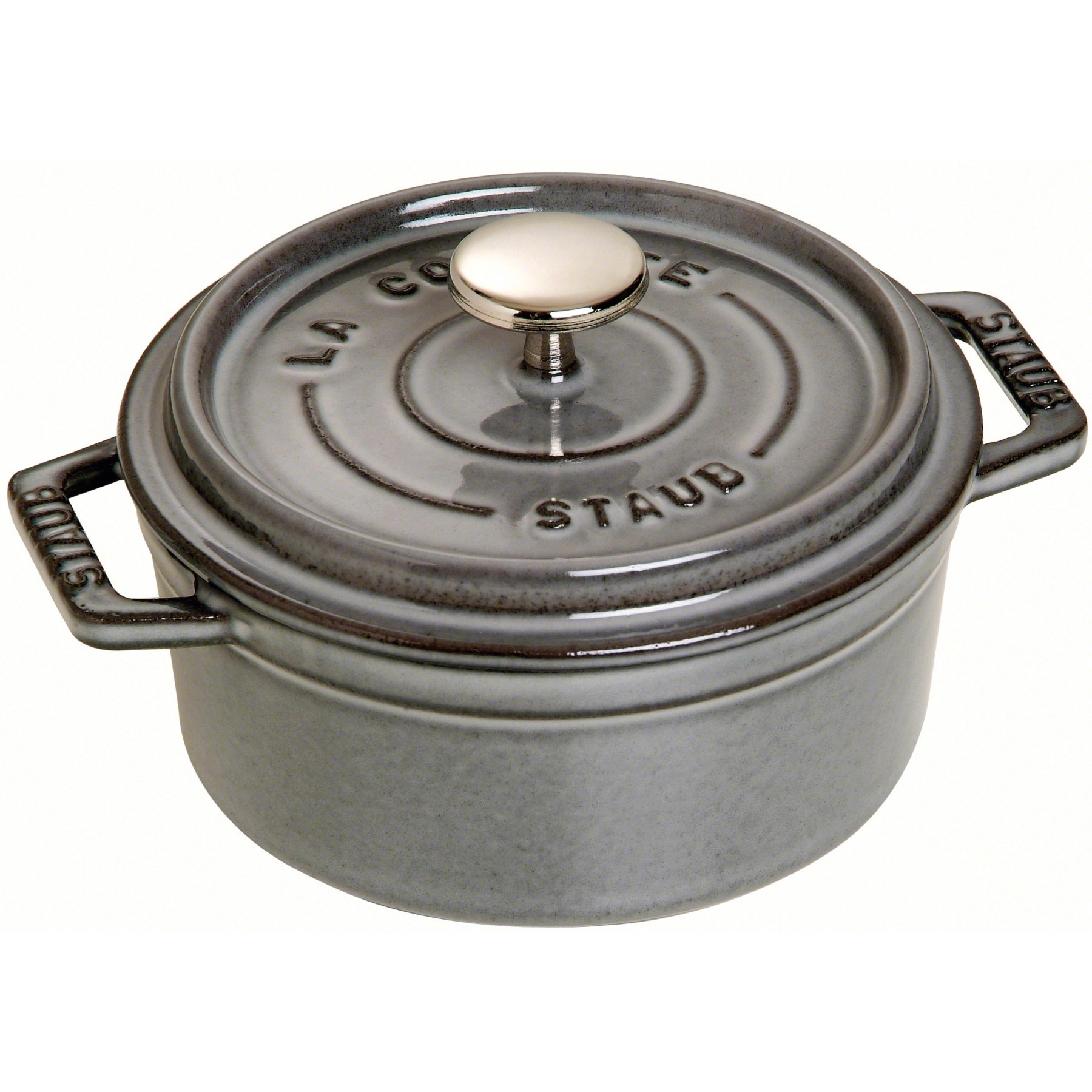 Cocotte STAUB gris graphite diam 14