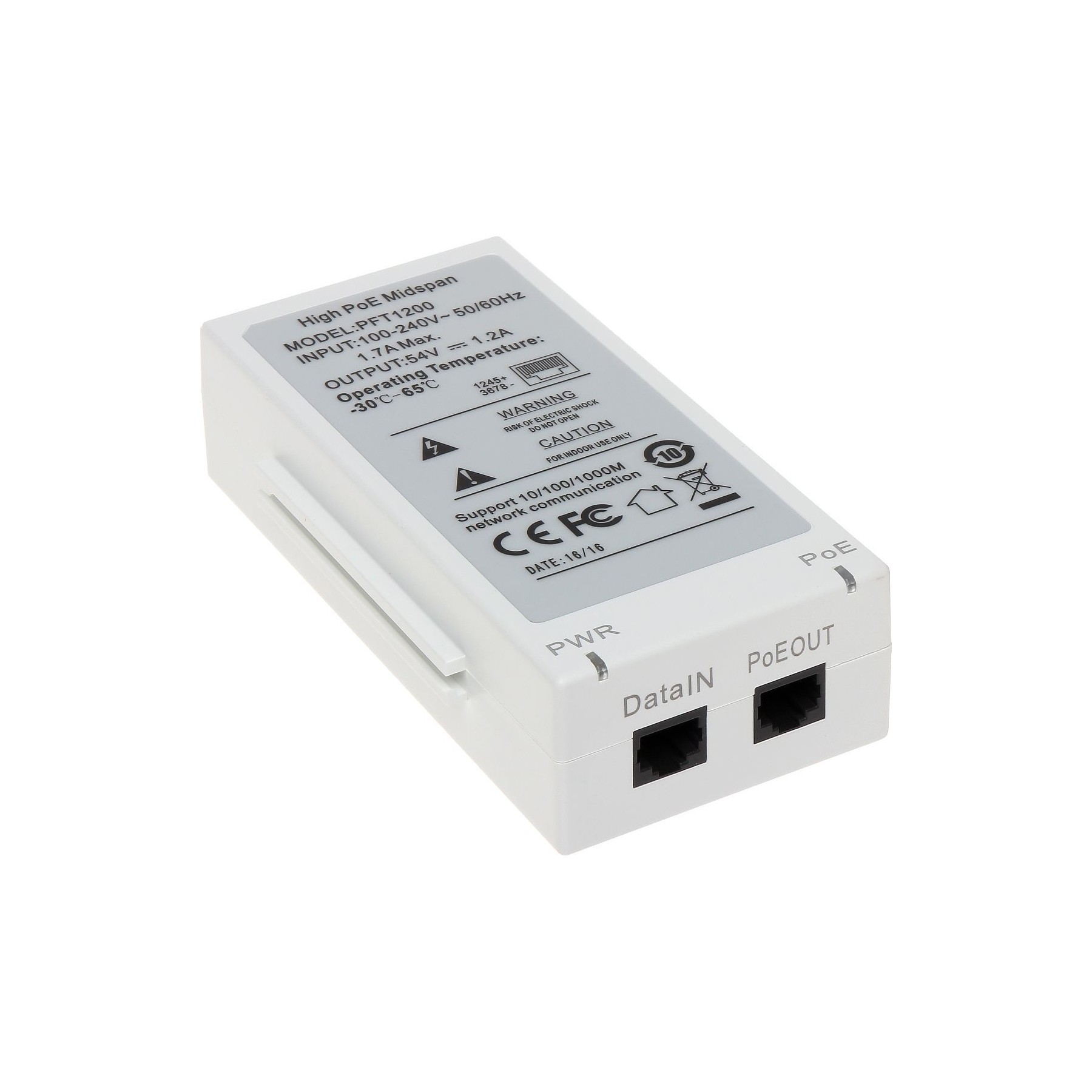 DAHUA Injecteur Hi-PoE PFT1200