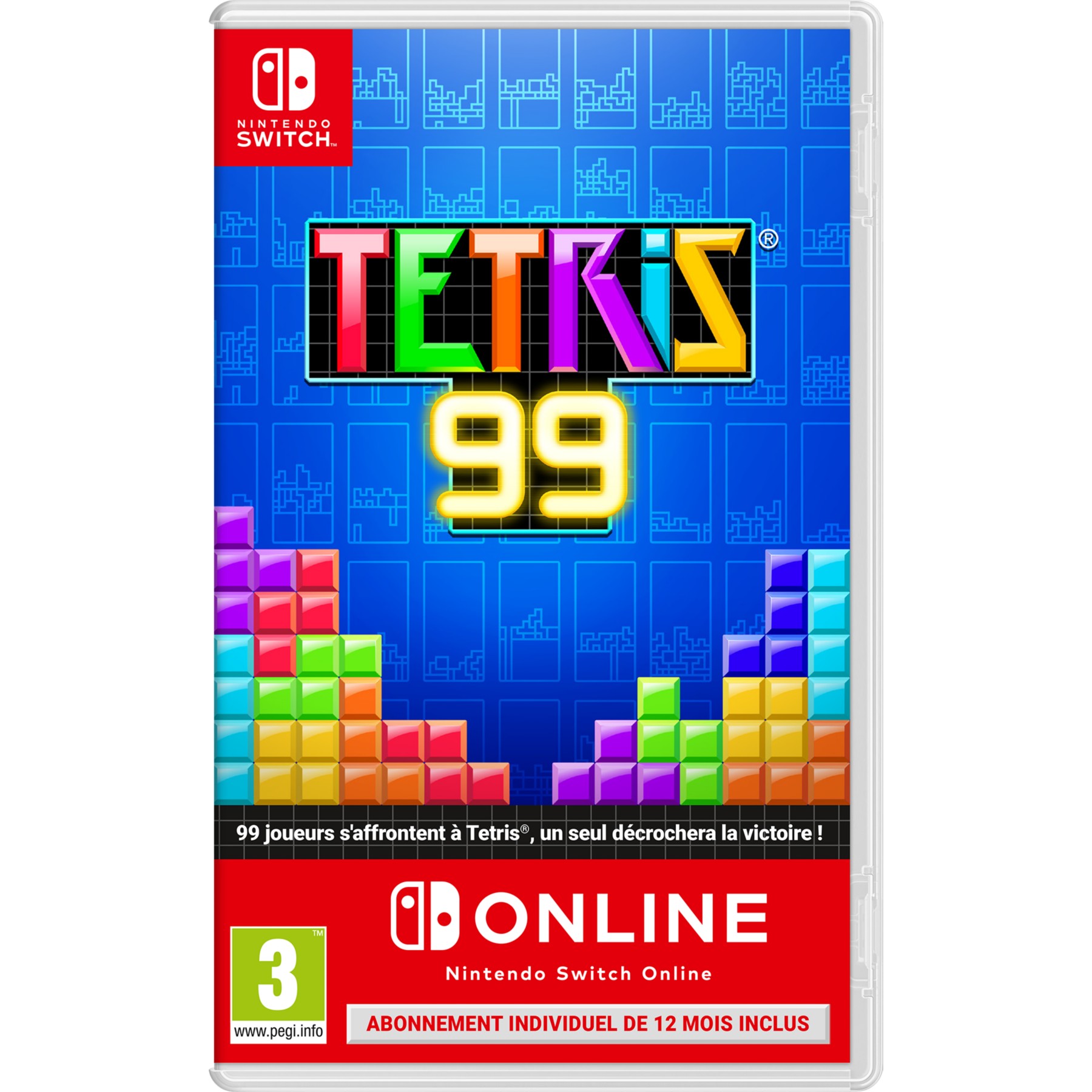 Jeu Switch NINTENDO Tetris 99 + Abo 12 mois Switch Online