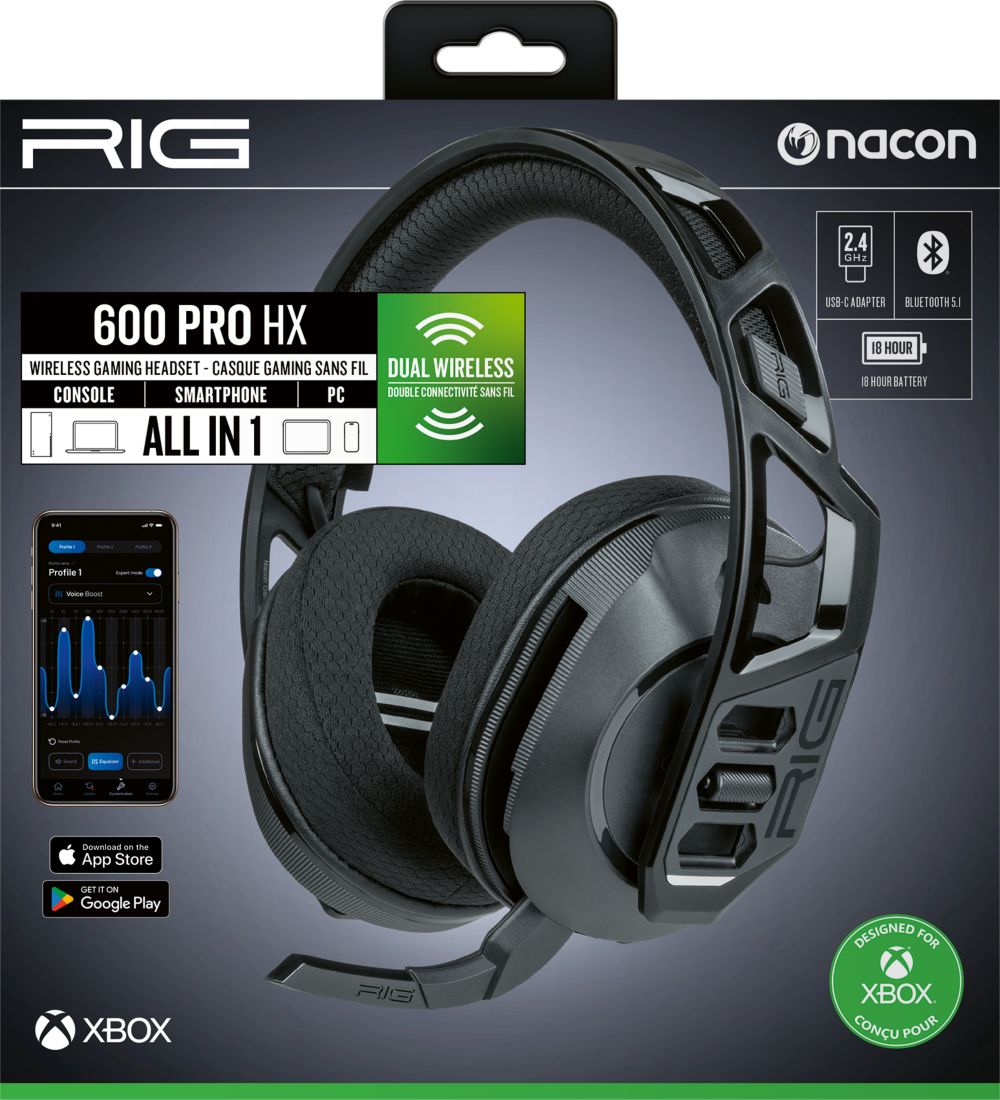 Casque gamer NACON RIG600PROHX