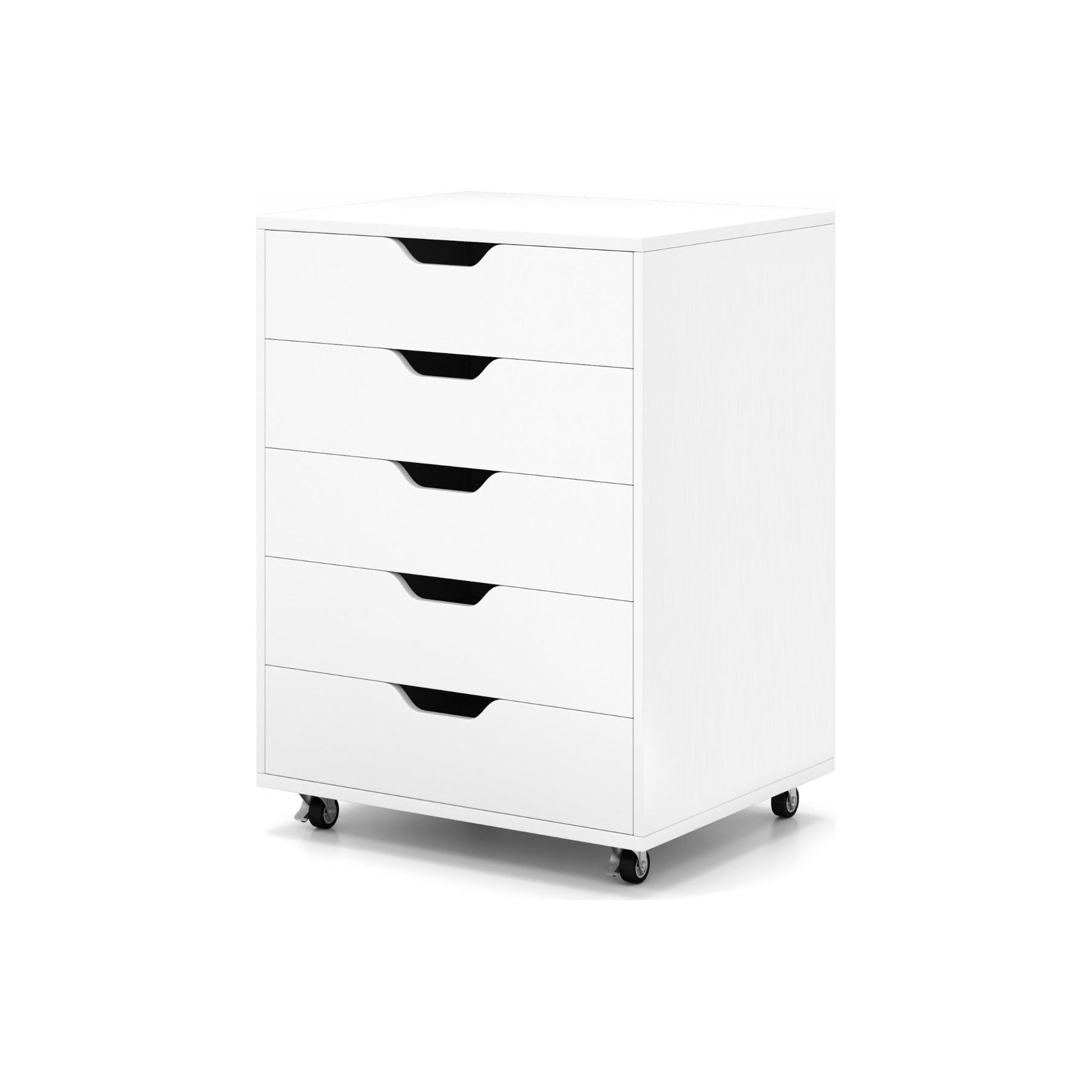 Armoire HELLOSHOP26 Caisson mobile 5 tiroirs 49 x 40 x 65 cm