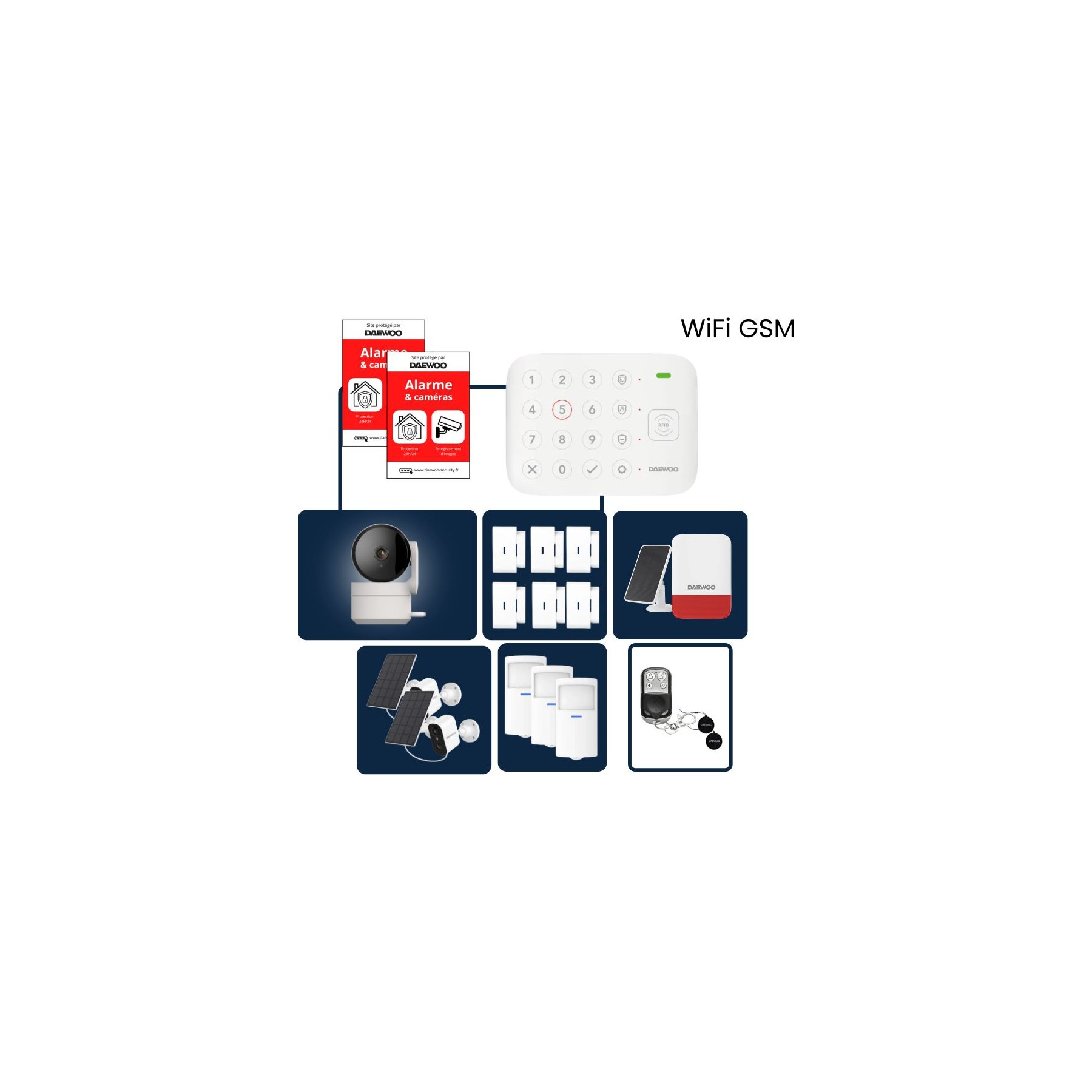 Alarme maison DAEWOO VIG505+