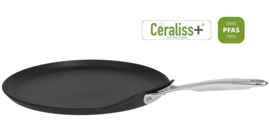 Crêpière CRISTEL 24 CM CASTEL PRO FIXE ULTRALU CERALISS