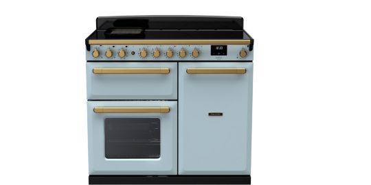 Piano de cuisson induction FALCON ESTEL DELUXE TAB IND 100 CM BLEU PASTEL