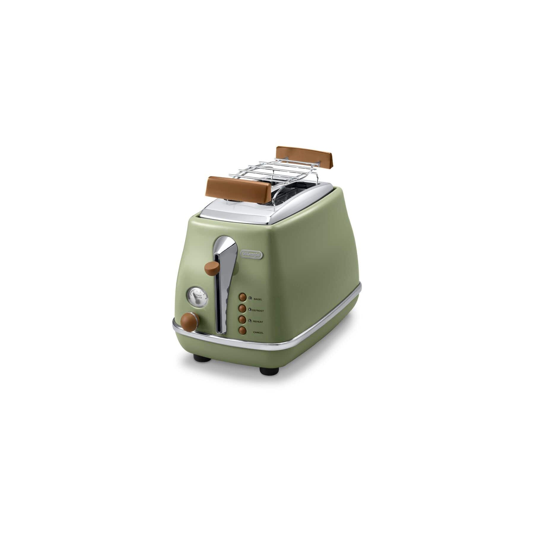 Grille-pain DELONGHI CTOV2103.GR ICONA VINTAGE vert olive