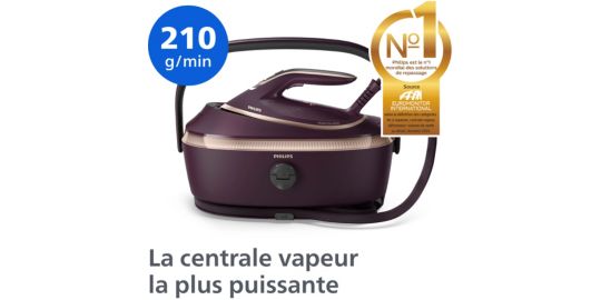 Centrale vapeur PHILIPS PSG8300/30 Série 8000 Bordeaux/Rose Gold 1.4L, 9 bars