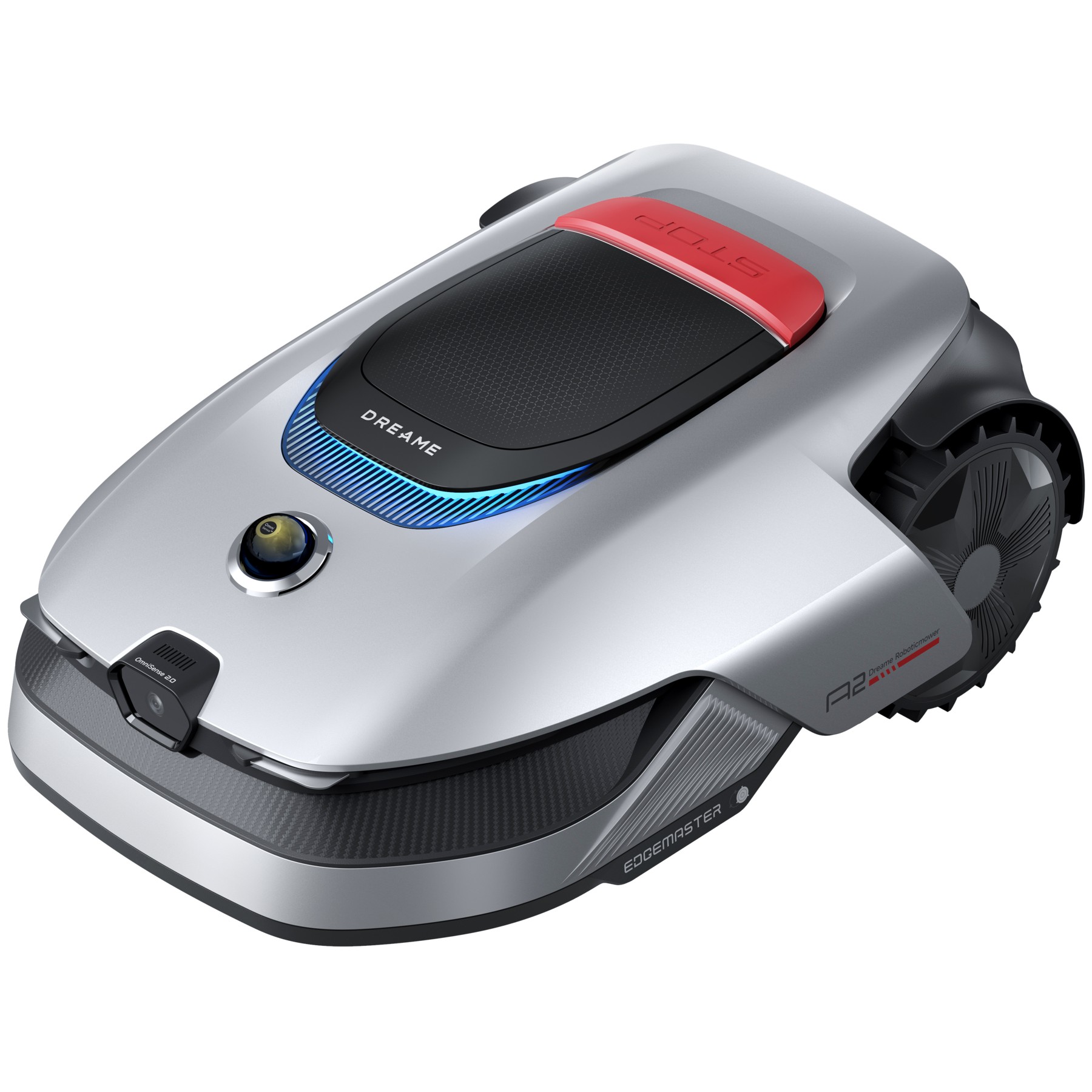 Robot tondeuse DREAME A2 sans fil périphérique, 2000 m² de superficie, grands terrains et fortes pentes (jusqu'à 45%)