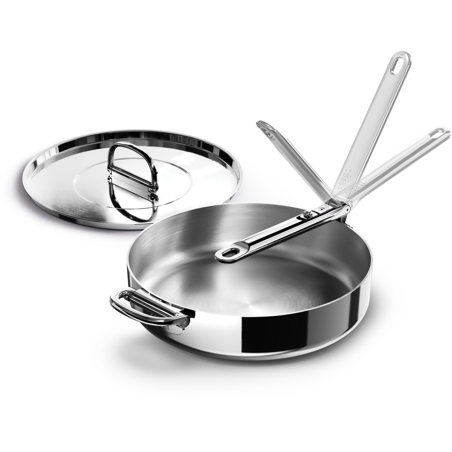 Sauteuse JOSEPH JOSEPH Space 28cm avec couvercle et poignée ret