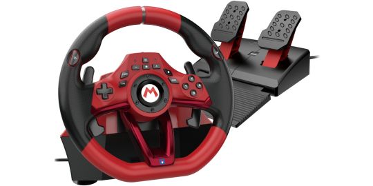 Volant + Pédalier HORI Mario Kart Racing Wheel Pro Deluxe
