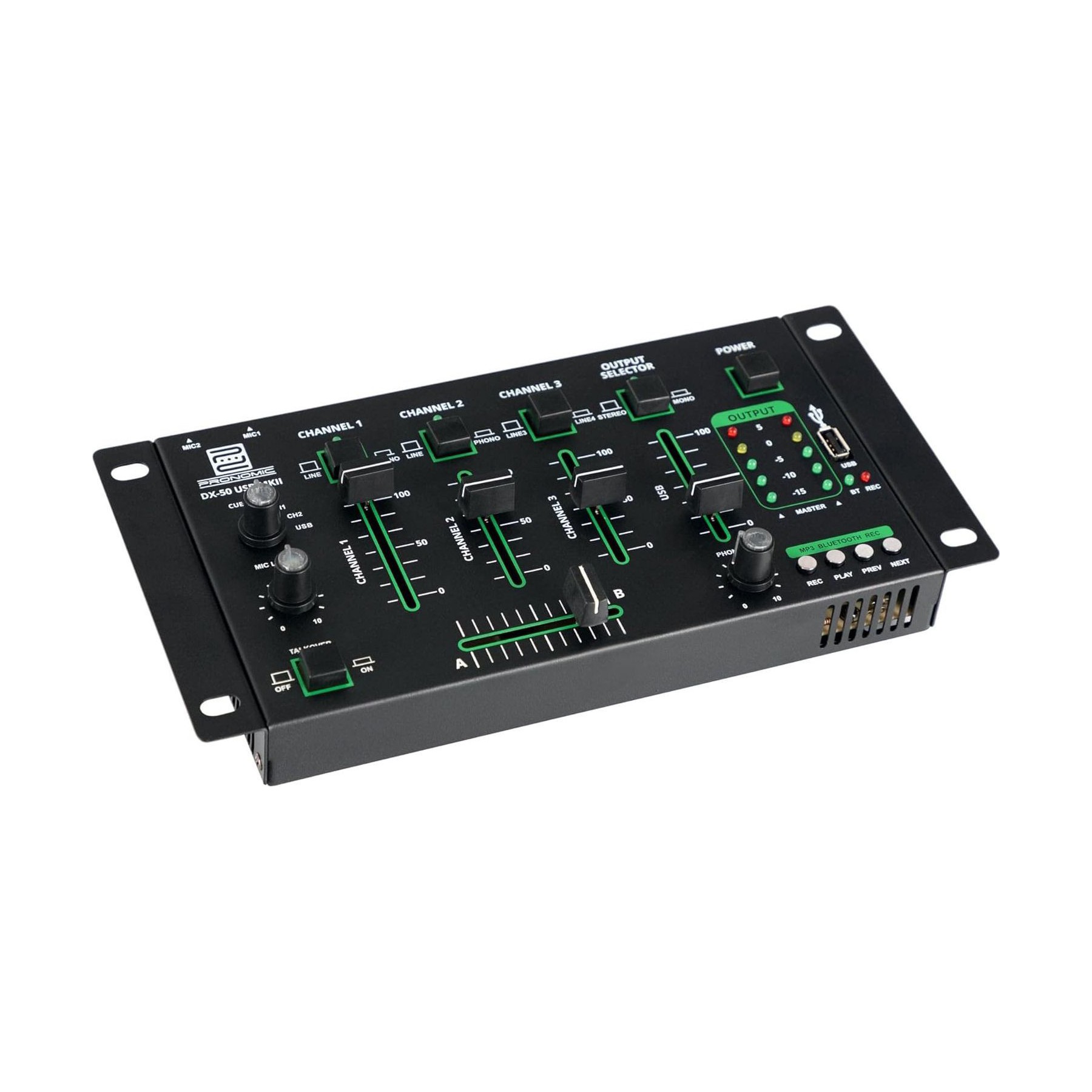 Table de mixage PRONOMIC DX-50 USB MKII 4 canaux avec Bluetooth