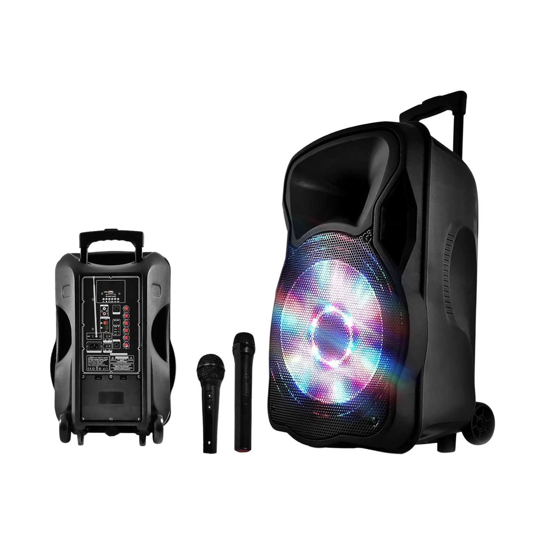 Enceinte sono PARTY LIGHT&SOUND Enceinte 800W LED/USB/BT/SD/FM+Micros