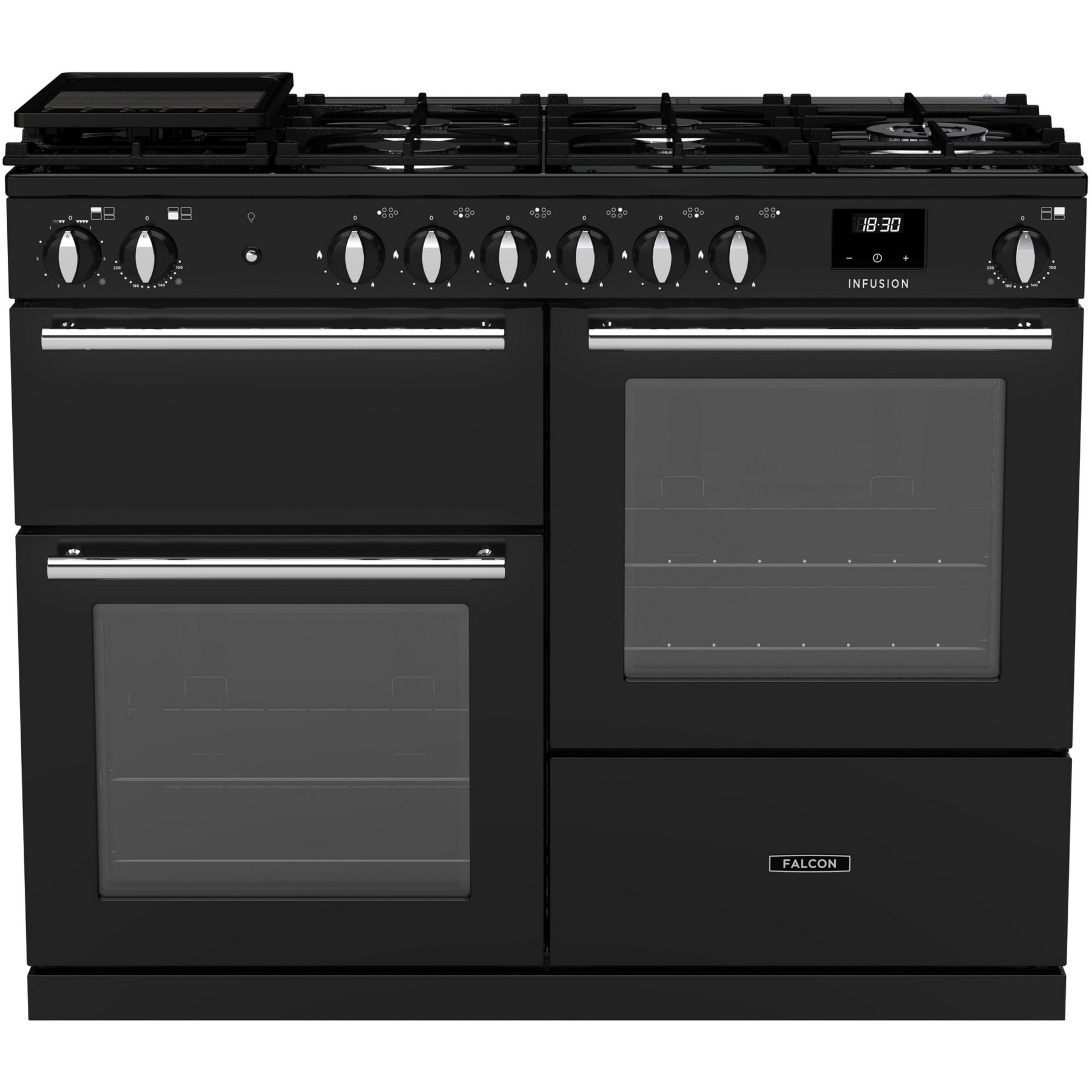 Piano de cuisson gaz FALCON INFUSION NGC OC TAB GAZ 110 CM NOIR