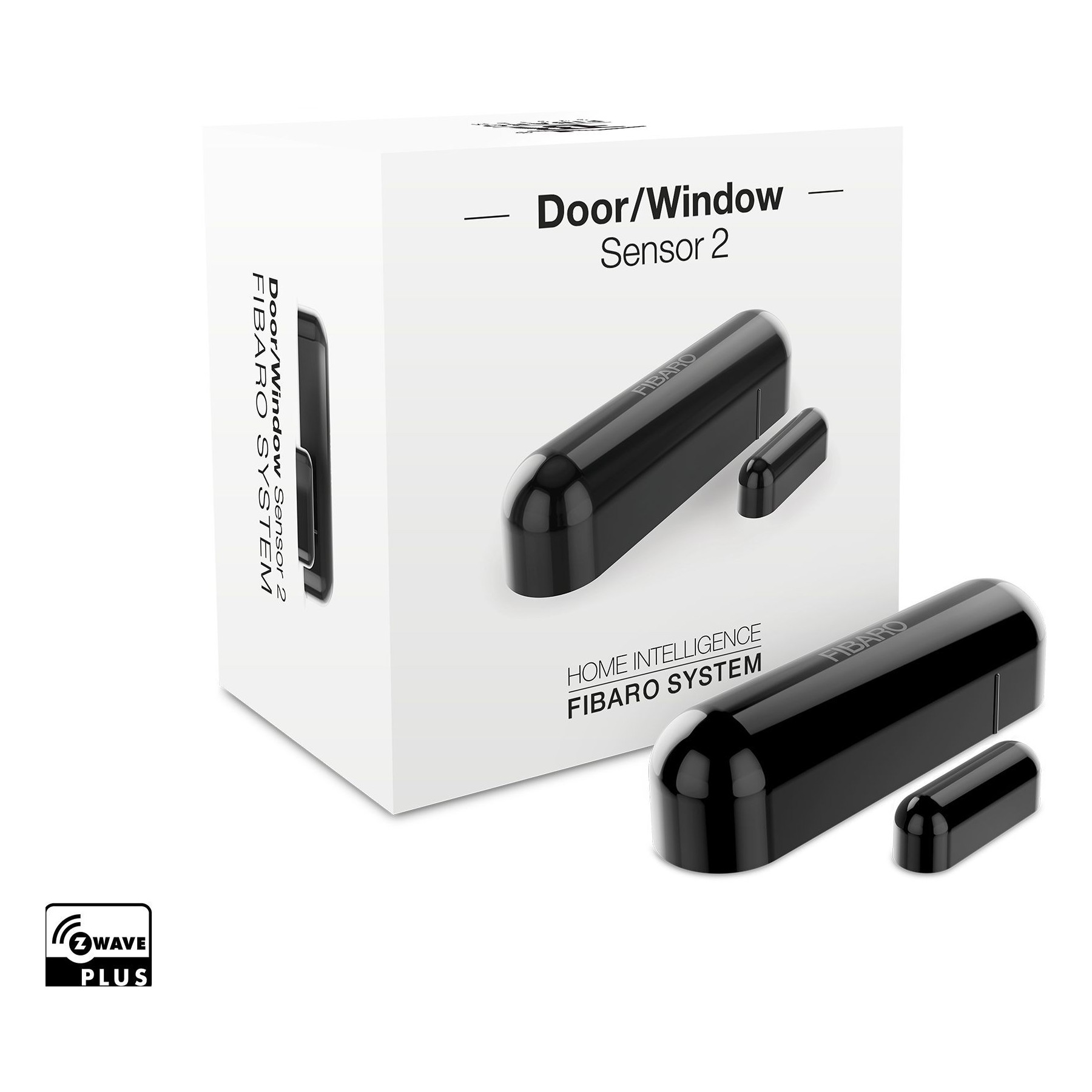 Détecteur de présence FIBARO Détecteur d'ouverture Z-Wave noir avec s