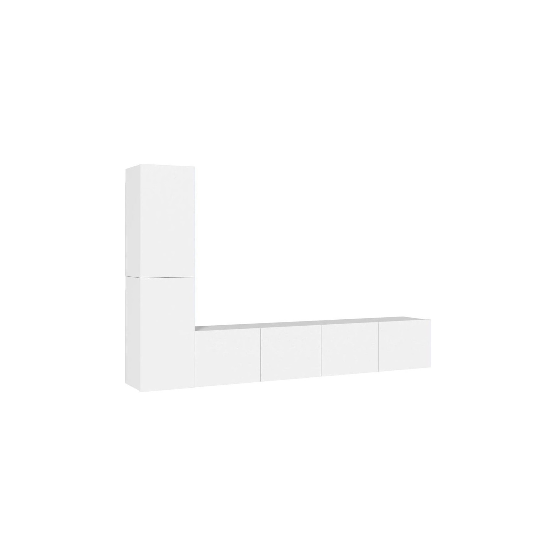 Meuble TV HELLOSHOP26 Ensemble de meubles armoire buffet TV té