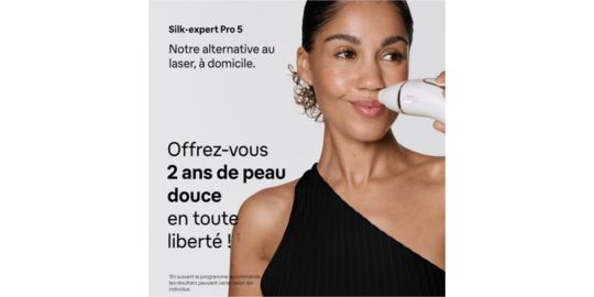 Epilateur lumière pulsée BRAUN IPL PL5431