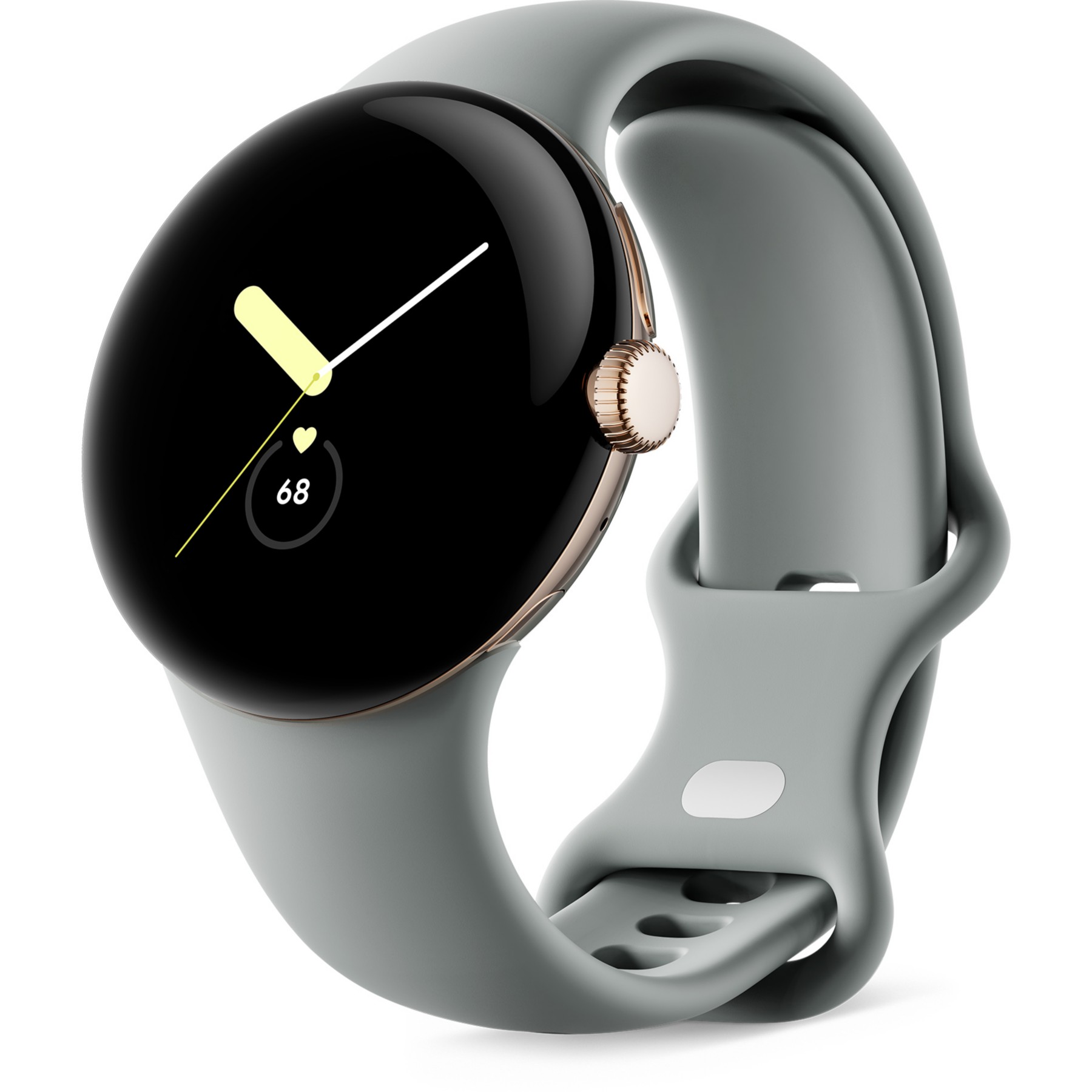 Montre connectée GOOGLE Pixel Watch Acier Doré/Bracelet Sauge BT