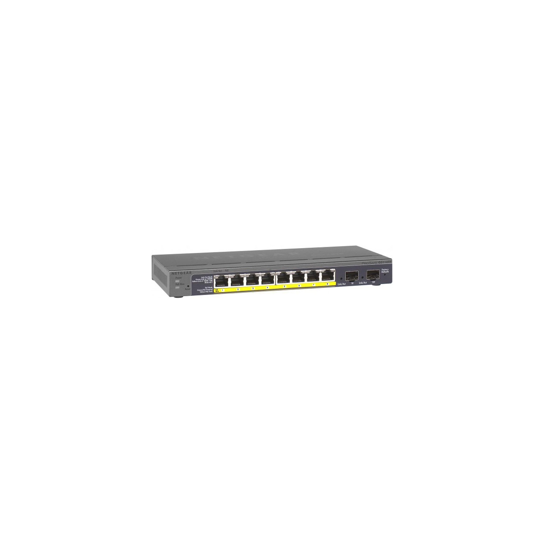 Switch ethernet NETGEAR Switch RJ45 Giga 8 Ports POE GS110TP-300