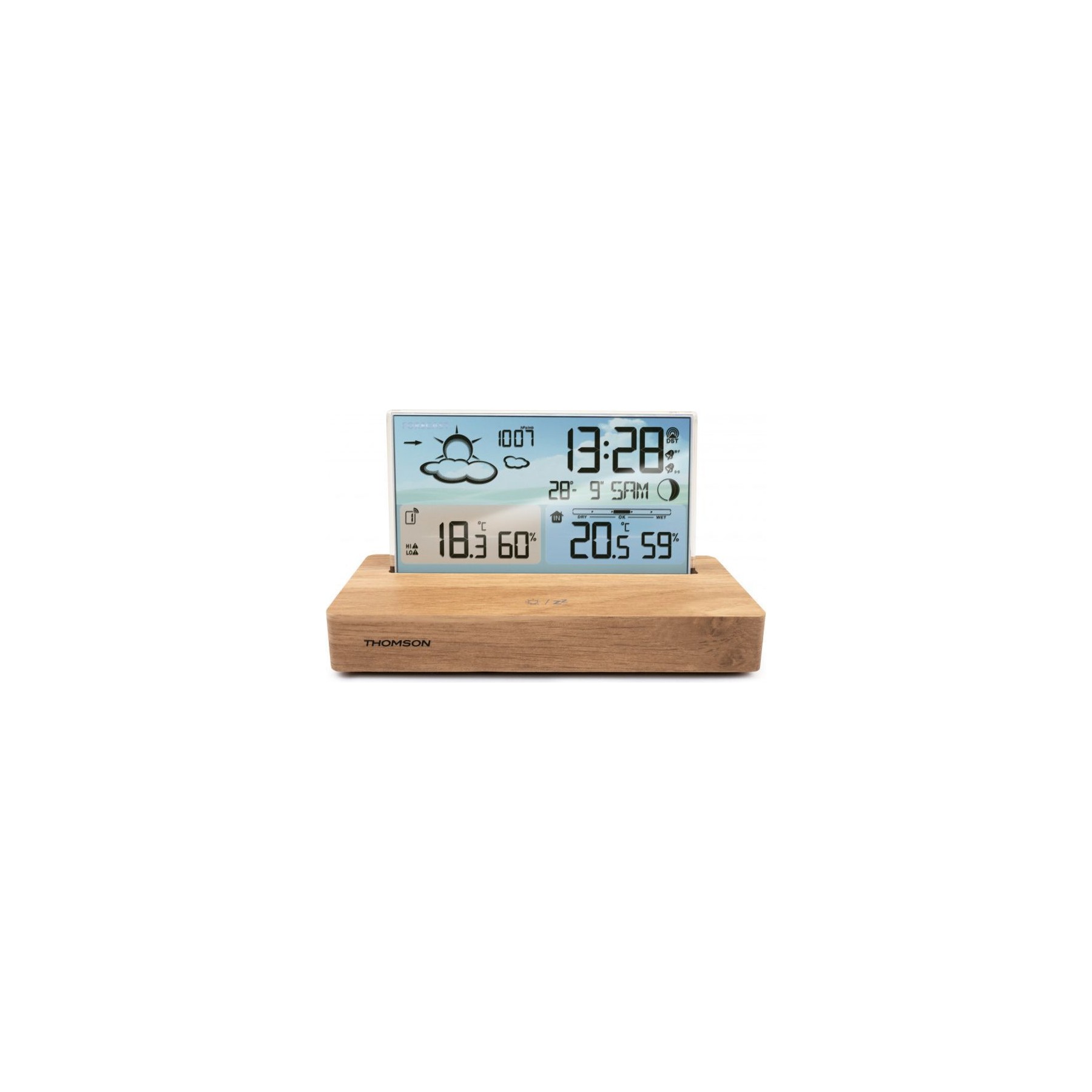 Station météo THOMSON CT600 Socle bois