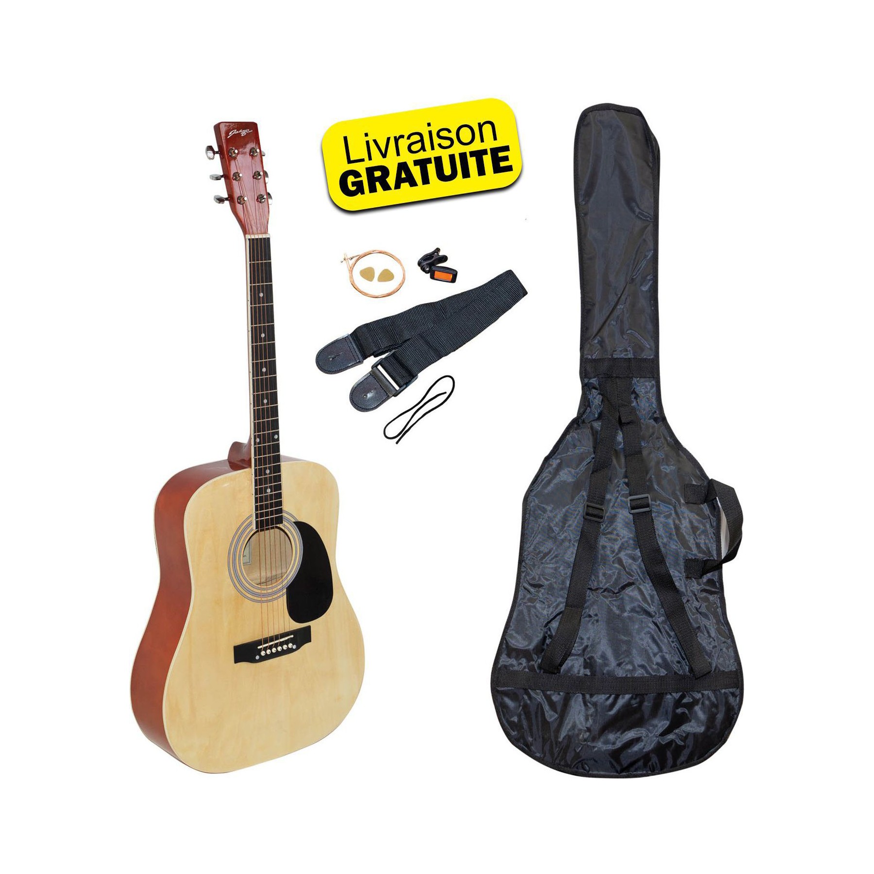 Jeu de lumières JOHNNY BROOKS Kit Guitare Acoustique Johnny Brook JB30