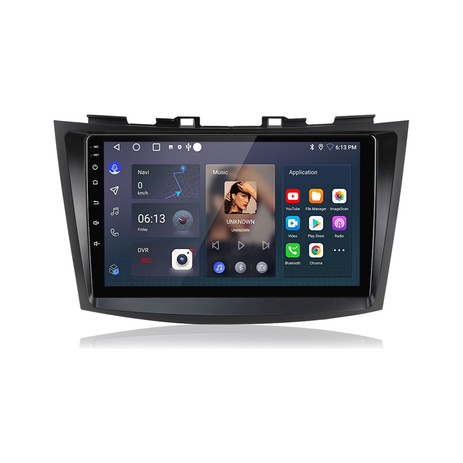 Autoradio connecté JUNSUN pour Suzuki Swift 4 2011-17 128G Carplay