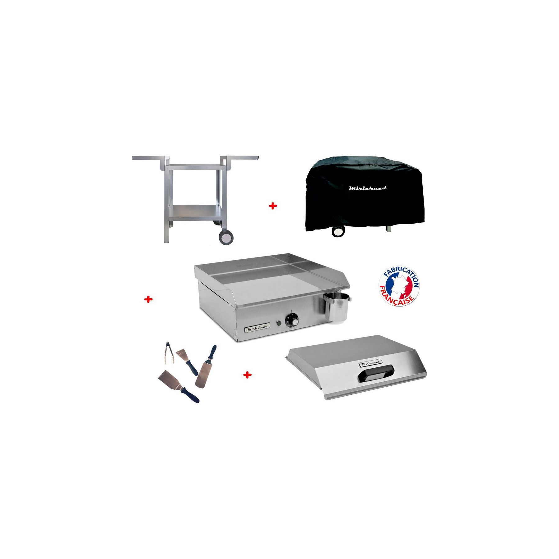 Plancha électrique PLANCHAELEC Pack NEO E420  + Chariot + accessoires