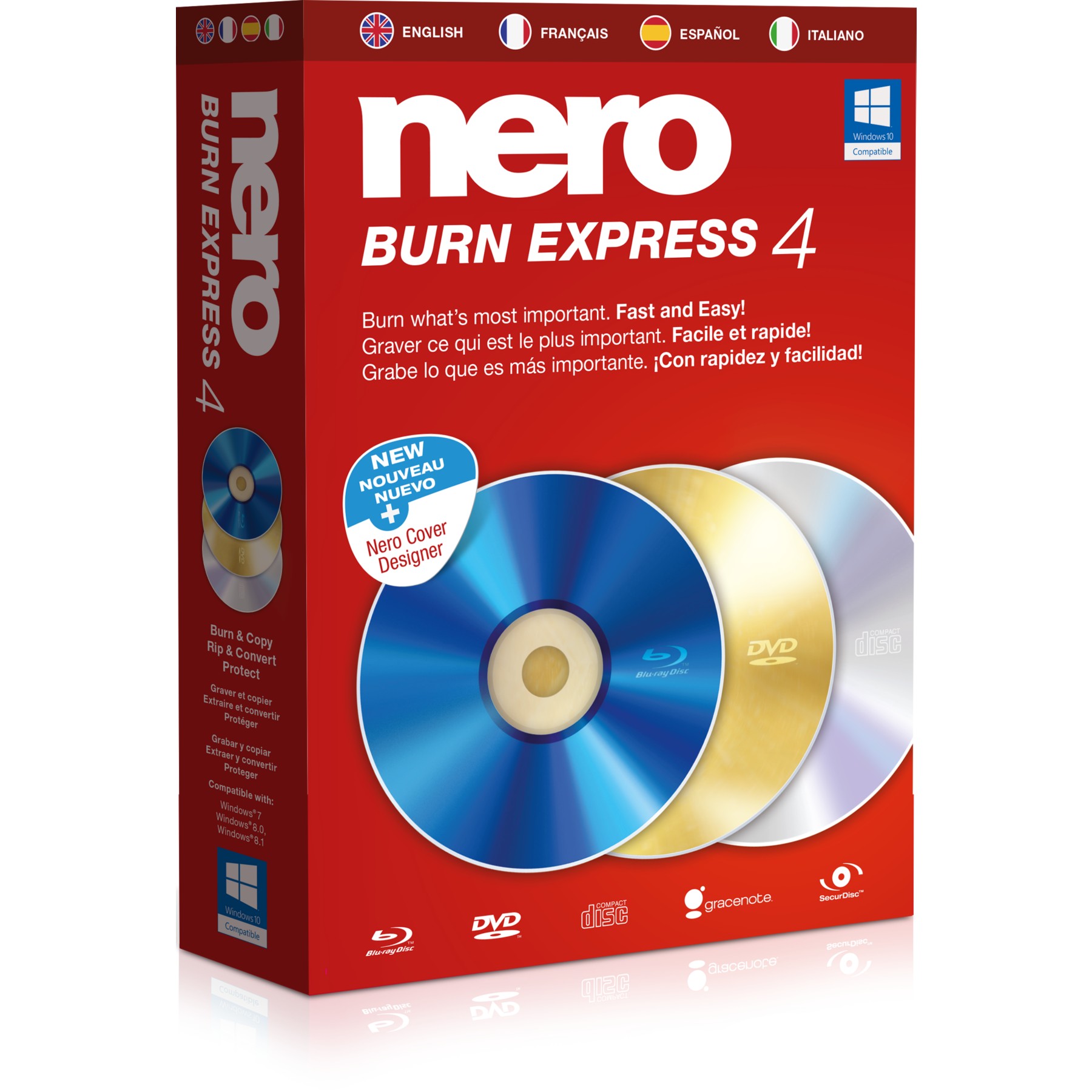 Logiciel de bureautique NERO Burn Express 4