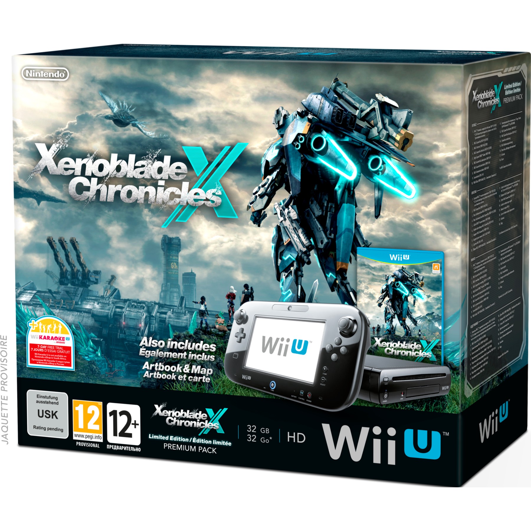 Console Wii U NINTENDO Wii U Pack Premium Xenoblade Chronicles Reconditionné