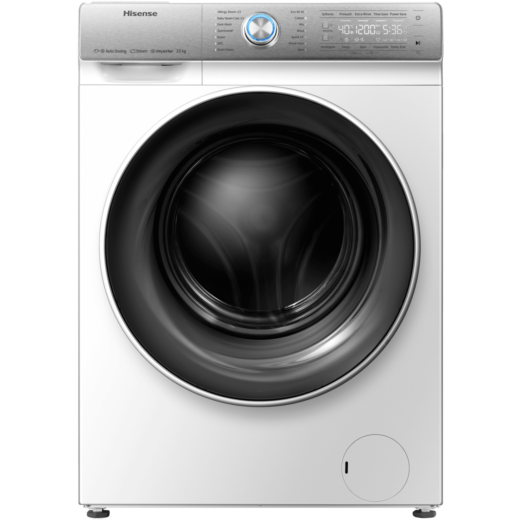 Lave linge hublot HISENSE WFQR1014EVAJM AutoDose Reconditionné
