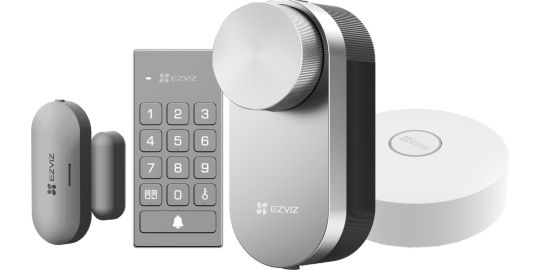 Serrure connectée EZVIZ DL01 Pro + clavier + hub