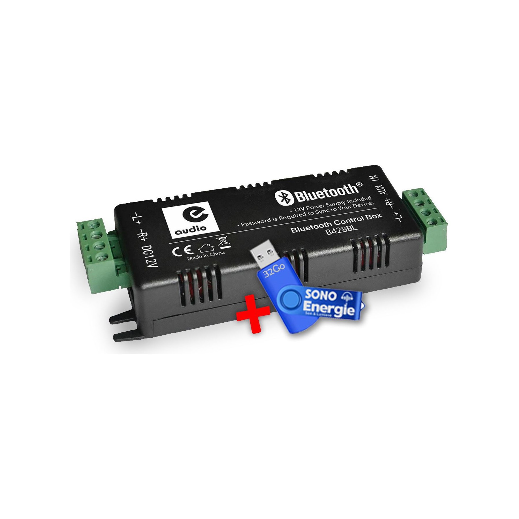 Pack sono E-AUDIO Amplificateur ENCASTRABLE Bluetooth e-au